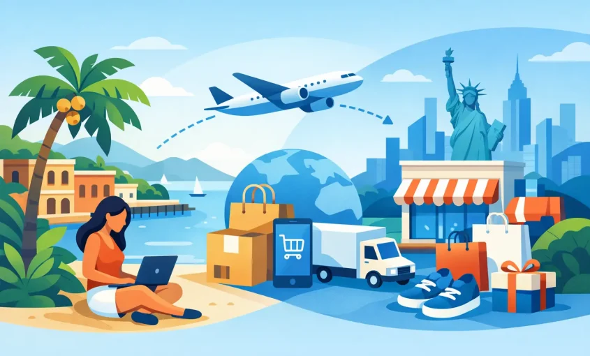 Cómo comprar en tiendas de Estados Unidos desde Puerto Rico