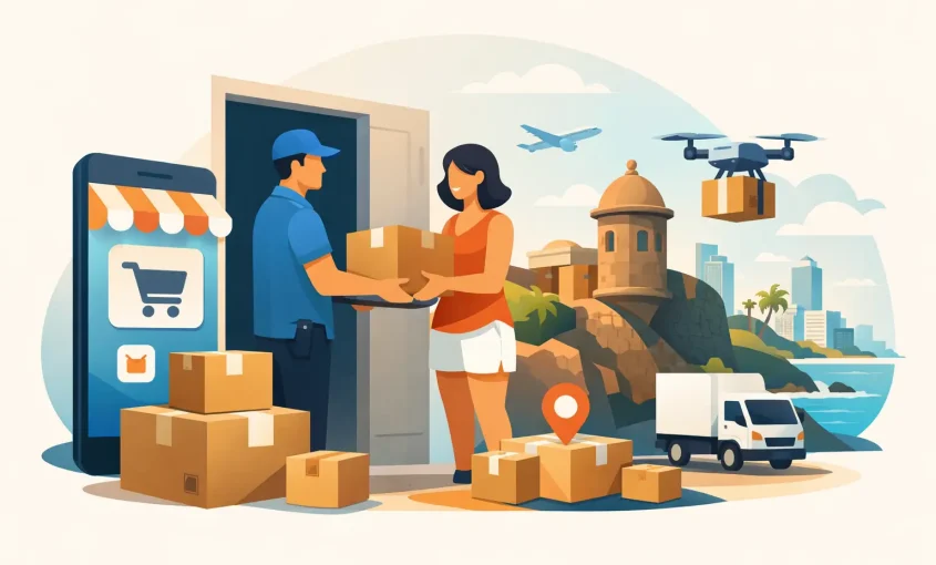 Cómo recibir compras online en Puerto Rico