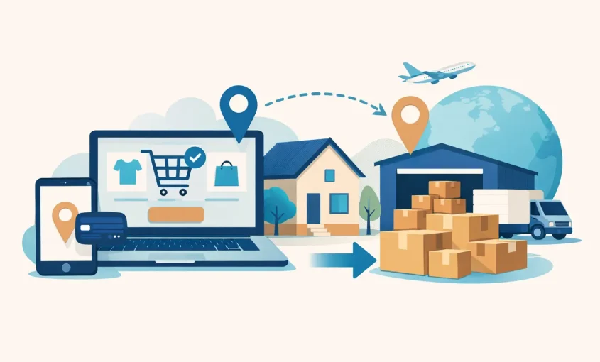 Cómo usar dirección de reenvío al comprar online