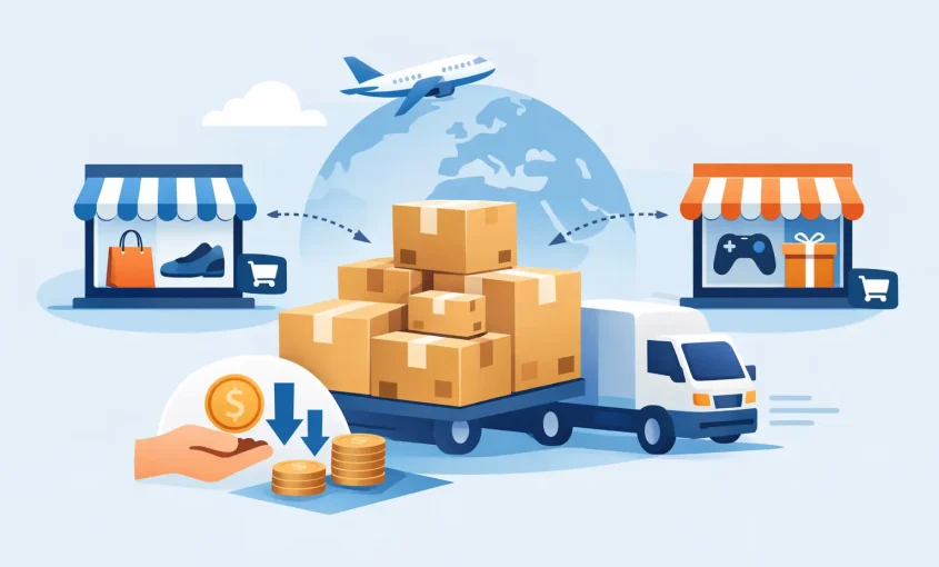 ¿Puedo combinar paquetes de tiendas y ahorrar en envíos?