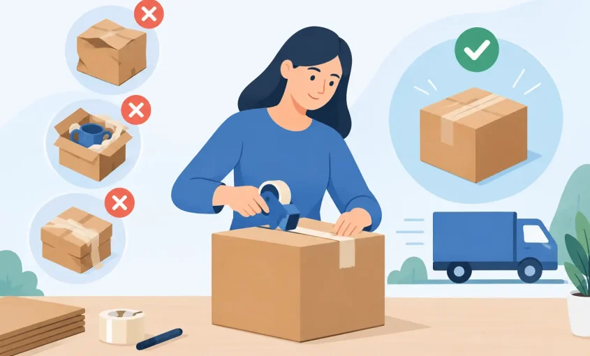 Errores comunes al enviar paquetes y evitarlos