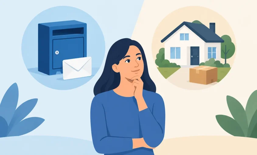 Casillero postal versus dirección física al comprar
