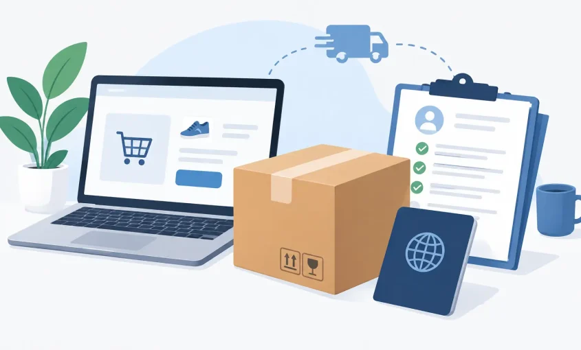 Documentos para paquetes al comprar online